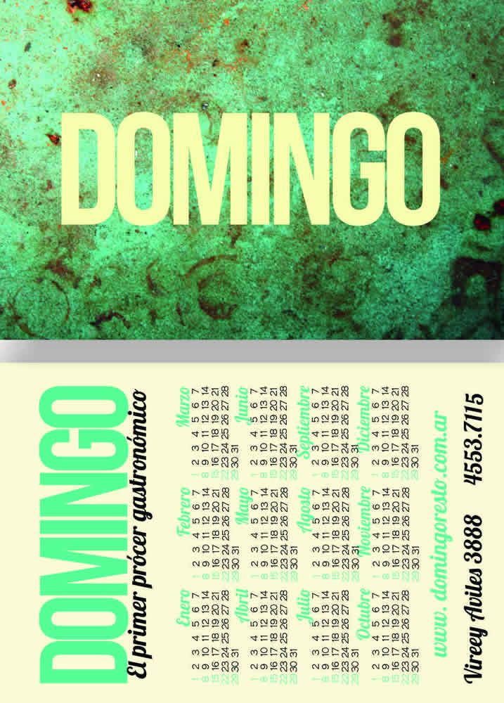 500 CALENDARIOS DE BOLSILLO FRENTE Y DORSO